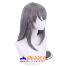 画像2: 「青春ブタ野郎」シリーズ 桜島麻衣 さくらじま まい wig コスプレウィッグ abccos製 「受注生産」 (2)