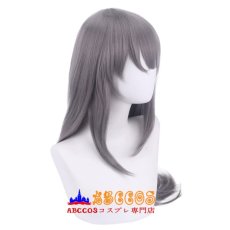 画像2: 青春ブタ野郎はバニーガール先輩の夢を見ない 桜島麻衣さくらじま まい） wig コスプレウィッグ abccos製 「受注生産」 (2)