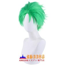 画像3: ONE PIECE（ワンピース）ロロノア・ゾロ wig コスプレウィッグ abccos製 「受注生産」 (3)