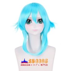画像1: ソードアート・オンライン 朝田 詩乃（あさだしの）wig コスプレウィッグ abccos製 「受注生産」 (1)
