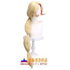 画像2: ハズビン・ホテル（Hazbin Hotel）チャーリー・モーニングスター（Charlie Morningstar）wig コスプレウィッグ abccos製 「受注生産」 (2)