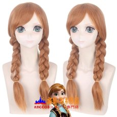 画像5: Frozen アナと雪の女王 アナ Anna wig コスプレウィッグ abccos製 「受注生産」 (5)