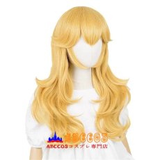 画像1: スーパーマリオブラザーズ ピーチ姫 wig コスプレウィッグ abccos製 「受注生産」 (1)