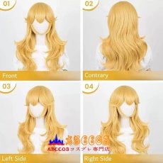 画像4: スーパーマリオブラザーズ ピーチ姫 wig コスプレウィッグ abccos製 「受注生産」 (4)