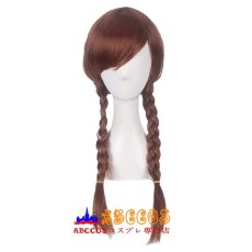 画像1: Frozen アナと雪の女王 アナ Anna wig コスプレウィッグ abccos製 「受注生産」 (1)