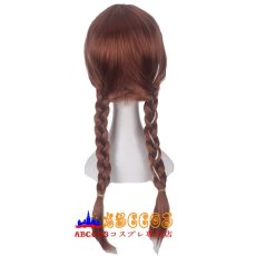 画像2: Frozen アナと雪の女王 アナ Anna wig コスプレウィッグ abccos製 「受注生産」 (2)