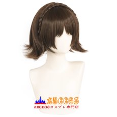 画像2: ペルソナ5 Persona 5 新島 真（にいじま まこと）wig コスプレウィッグ abccos製 「受注生産」 (2)