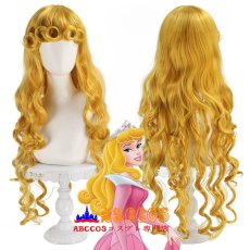 画像5: ディズニー スリーピングビューティー 眠れる森の美女 Aurora オーロラ姫 コスプレウィッグ abccos製 「受注生産」 (5)