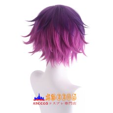 画像4: にじさんじ Virtual YouTuber vtuber NIJISANJI 浮奇・ヴィオレタ / うき ゔぃおれた Uki Violeta wig コスプレウィッグ abccos製 「受注生産」 (4)