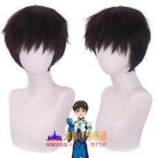 画像5: 新世紀エヴァンゲリオン 碇シンジ Ikari Shinji wig コスプレウィッグ abccos製 「受注生産」 (5)