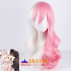 画像5: スーパーダンガンロンパ2 さよなら絶望学園 Monomi モノミ/ウサミ wig コスプレウィッグ abccos製 「受注生産」 (5)