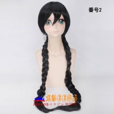 画像6: ダンガンロンパ 希望の学園と絶望の高校生 ふかわ とうこ wig コスプレウィッグ abccos製 「受注生産」 (6)