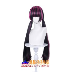 画像1: モンスター・ハイ（Monster High）ドラキュローラ(Draculaura) コスプレウィッグ abccos製 「受注生産」 (1)