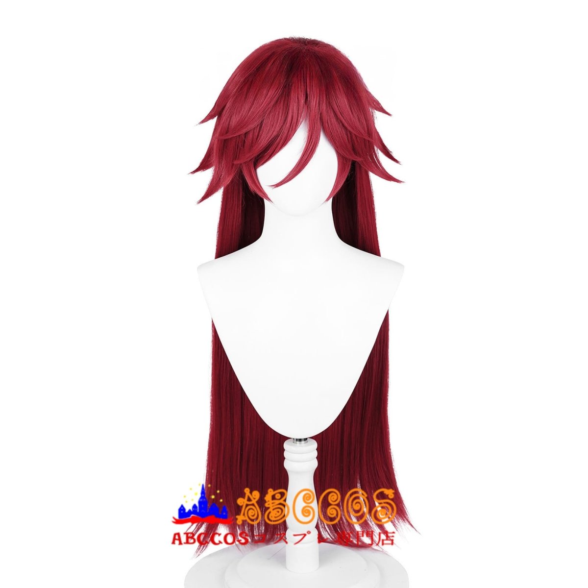 画像1: 黒執事 Black Butler グレル·サトクリフ wig コスプレウィッグ abccos製 「受注生産」 (1)