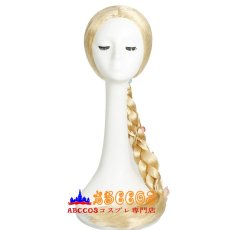 画像1: 塔の上のラプンツェル（とうのうえのラプンツェル）Tangled ラプンツェル（Rapunzel）コスプレウィッグ abccos製 「受注生産」 (1)