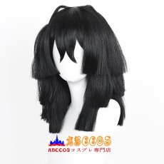 画像5: 鬼滅の刃 伊黒 小芭内（いぐろ おばない） コスプレウィッグ abccos製 「受注生産」 (5)