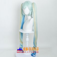 画像4: VOCALOID 雪ミク SNOW MIKU コスプレウィッグ abccos製 「受注生産」 (4)