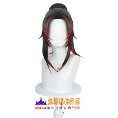 画像1: 鬼滅の刃 黒死牟（こくしぼう）継国 巌勝 コスプレウィッグ abccos製 「受注生産」 (1)