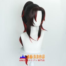 画像2: 鬼滅の刃 黒死牟（こくしぼう）継国 巌勝 コスプレウィッグ abccos製 「受注生産」 (2)