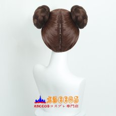 画像6: スター・ウォーズ（Star Wars）レイア・オーガナ (Leia Organa)コスプレウィッグ abccos製 「受注生産」 (6)
