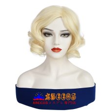 画像1: マリリン・モンロー（Marilyn Monroe）ゴールデン wig コスプレウィッグ abccos製 「受注生産」 (1)