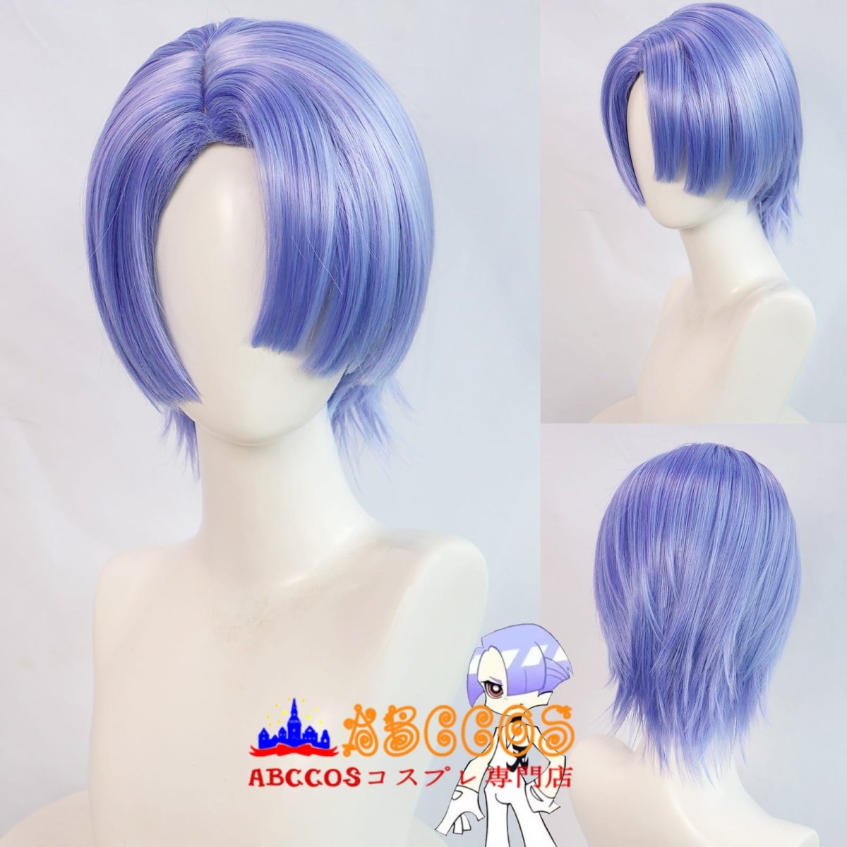 画像6: パンティ&ストッキングwithガーターベルト  wig コスプレウィッグ abccos製 「受注生産」 (6)