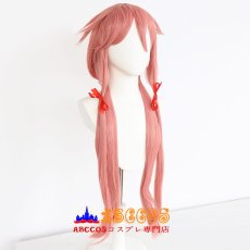 画像3: 未来日記/みらいにっき 我妻由乃（がさい ゆの）Gasai Yuno wig コスプレウィッグ abccos製 「受注生産」 (3)