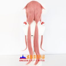 画像4: 未来日記/みらいにっき 我妻由乃（がさい ゆの）Gasai Yuno wig コスプレウィッグ abccos製 「受注生産」 (4)