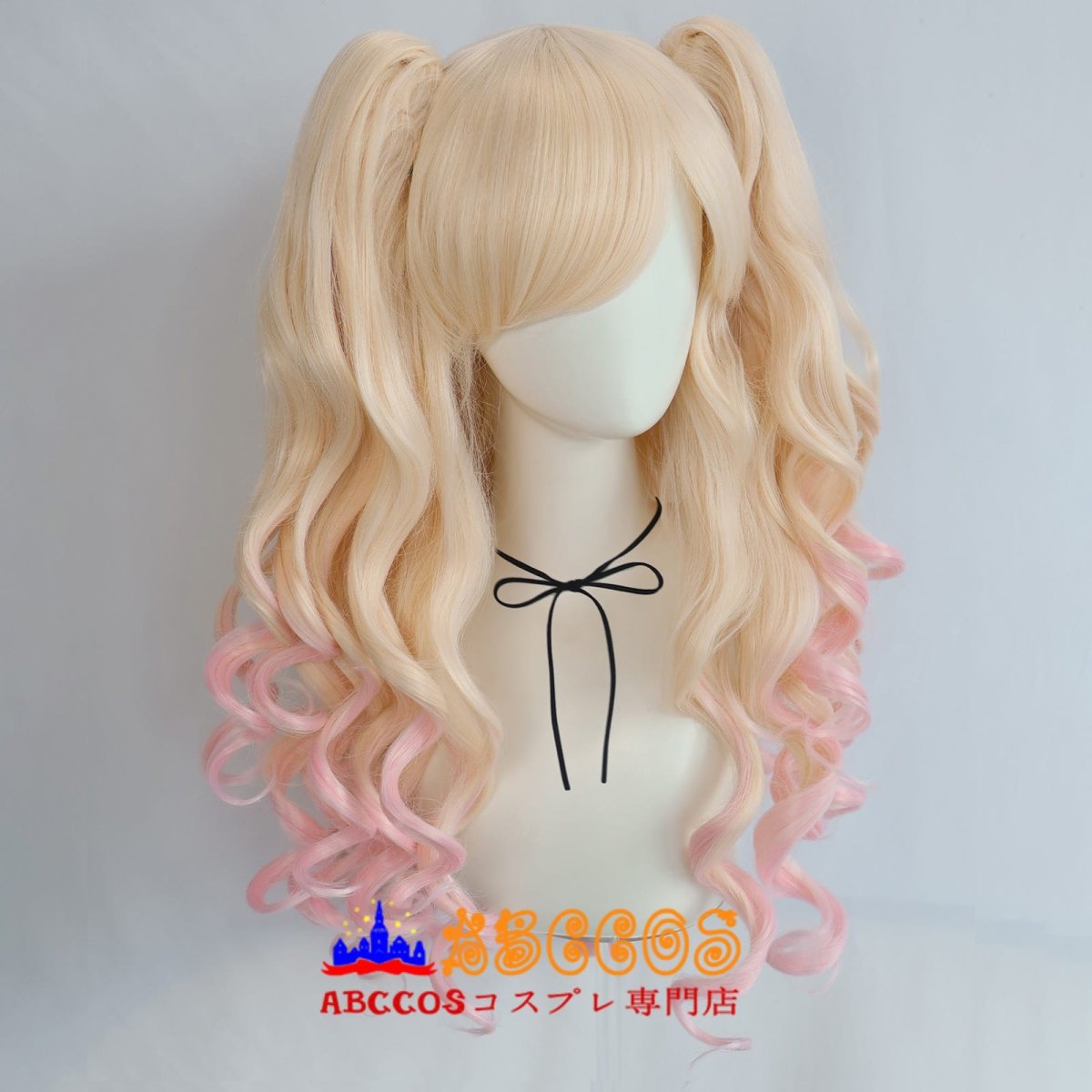 画像2: ロリータ風(Lolita) ゴールデン wig コスプレウィッグ abccos製 「受注生産」 (2)