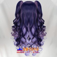画像4: ロリータ風（Lolita) パープル wig コスプレウィッグ abccos製 「受注生産」 (4)