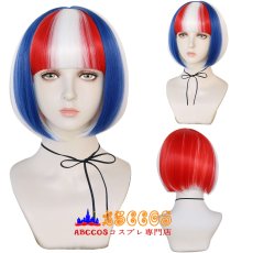 画像5: ハロウィン ぱっつん前髪 カラーボブショート wig コスプレウィッグ abccos製 「受注生産」 (5)