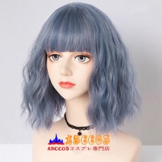 画像3: ハロウィン ウェーブカールショート wig コスプレウィッグ abccos製 「受注生産」 (3)