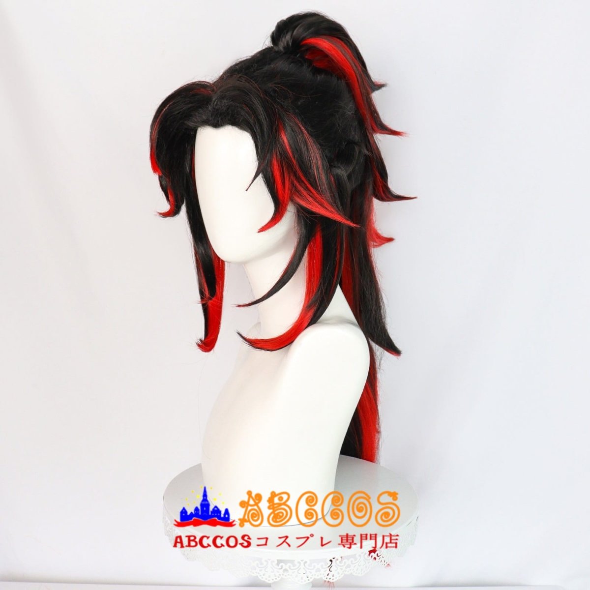 画像3: 鬼滅の刃(きめつのやいば)繼国 縁壱(つぎくに よりいち)wig コスプレウィッグ abccos製 「受注生産」 (3)