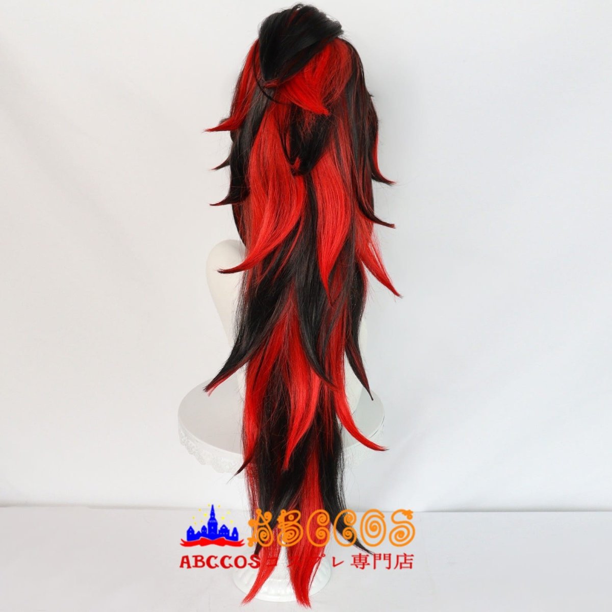 画像4: 鬼滅の刃(きめつのやいば)繼国 縁壱(つぎくに よりいち)wig コスプレウィッグ abccos製 「受注生産」 (4)