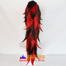 画像4: 鬼滅の刃（きめつのやいば）繼国 縁壱（つぎくに よりいち）wig コスプレウィッグ abccos製 「受注生産」 (4)