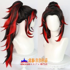 画像5: 鬼滅の刃（きめつのやいば）繼国 縁壱（つぎくに よりいち）wig コスプレウィッグ abccos製 「受注生産」 (5)