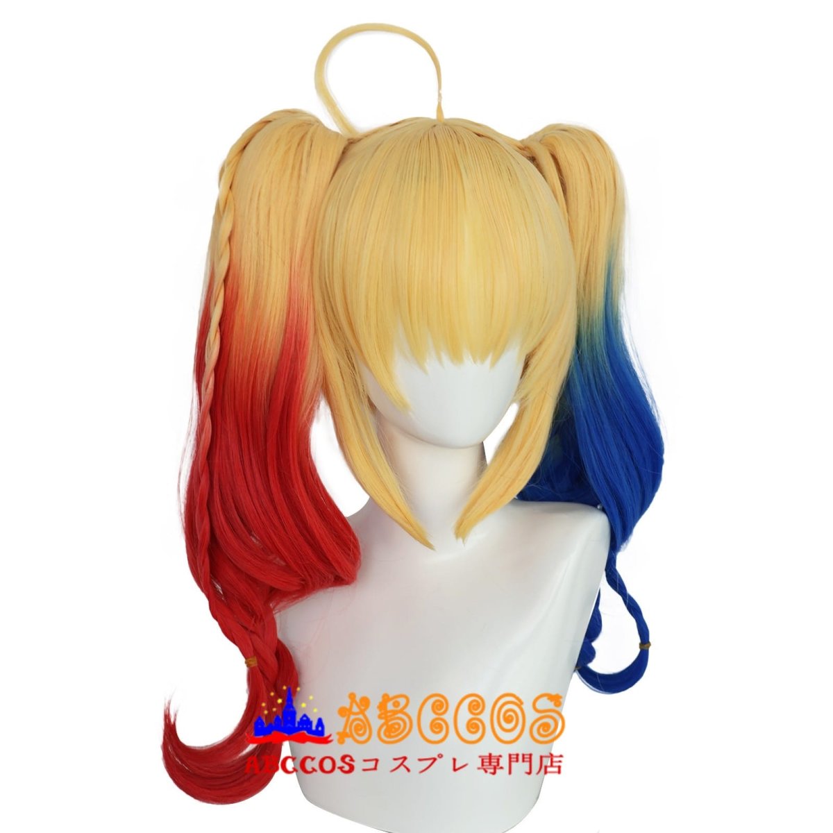 画像2: スーサイド・スクワッド Suicide Squad ハーレイ・クイン Harley Quinn wig コスプレウィッグ abccos製 「受注生産」 (2)