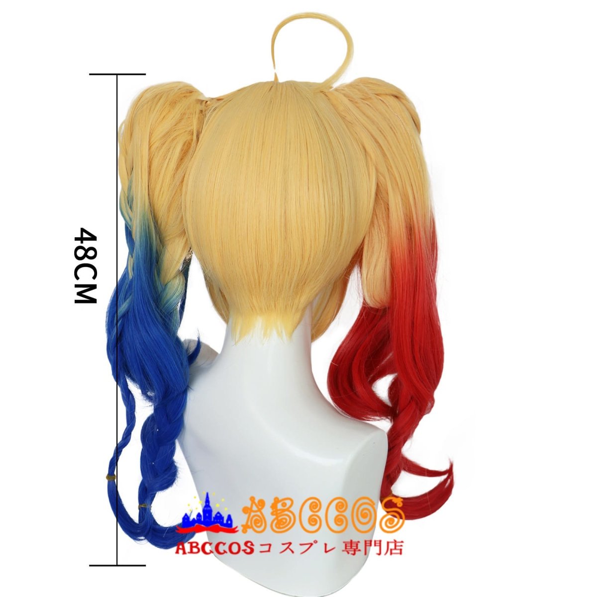 画像6: スーサイド・スクワッド Suicide Squad ハーレイ・クイン Harley Quinn wig コスプレウィッグ abccos製 「受注生産」 (6)