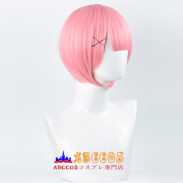 Re:ゼロから始める異世界生活 レム ラム wig コスプレウィッグ abccos