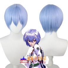 画像6: 新世紀エヴァンゲリオン 綾波レイ（あやなみ レイ） wig コスプレウィッグ abccos製 「受注生産」 (6)