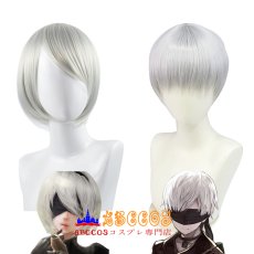 画像8: ニーア オートマタ ヨルハ二号B型 ヨルハ九号S型 wig コスプレウィッグ abccos製 「受注生産」 (8)