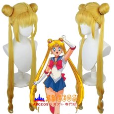 画像5: 美少女戦士セーラームーン 月野 うさぎ（つきの うさぎ）wig コスプレウィッグ abccos製 「受注生産」 (5)