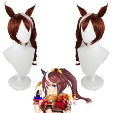 画像5: ウマ娘 プリティーダービー Pretty Derby トウカイテイオー Tokai Teio wig コスプレウィッグ abccos製 「受注生産」 (5)