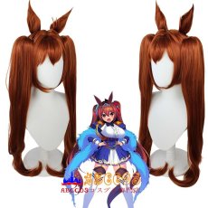 画像5: ウマ娘 プリティーダービー Pretty Derby ダイワスカーレット wig コスプレウィッグ abccos製 「受注生産」 (5)