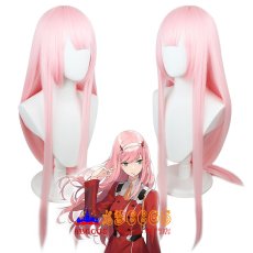 画像5: DARLING in the FRANXX ダーリン・イン・ザ・フランキス002 ゼロツー wig コスプレウィッグ abccos製 「受注生産」 (5)