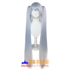 画像1: はつね みく Hatsune Miku 雪ミク wig コスプレウィッグ abccos製 「受注生産」 (1)