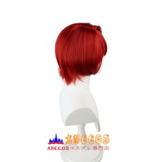 画像2: あんさんぶるスターズ! 朱桜司（すおう つかさ） wig コスプレウィッグ abccos製 「受注生産」 (2)