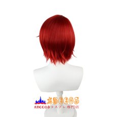 画像4: あんさんぶるスターズ! 朱桜司（すおう つかさ） wig コスプレウィッグ abccos製 「受注生産」 (4)