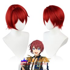 画像5: あんさんぶるスターズ! 朱桜司（すおう つかさ） wig コスプレウィッグ abccos製 「受注生産」 (5)