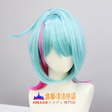 画像2: にじさんじプロジェクト Vtuber ILUNA Kyo Kaneko 金子鏡 wig コスプレウィッグ abccos製 「受注生産」 (2)